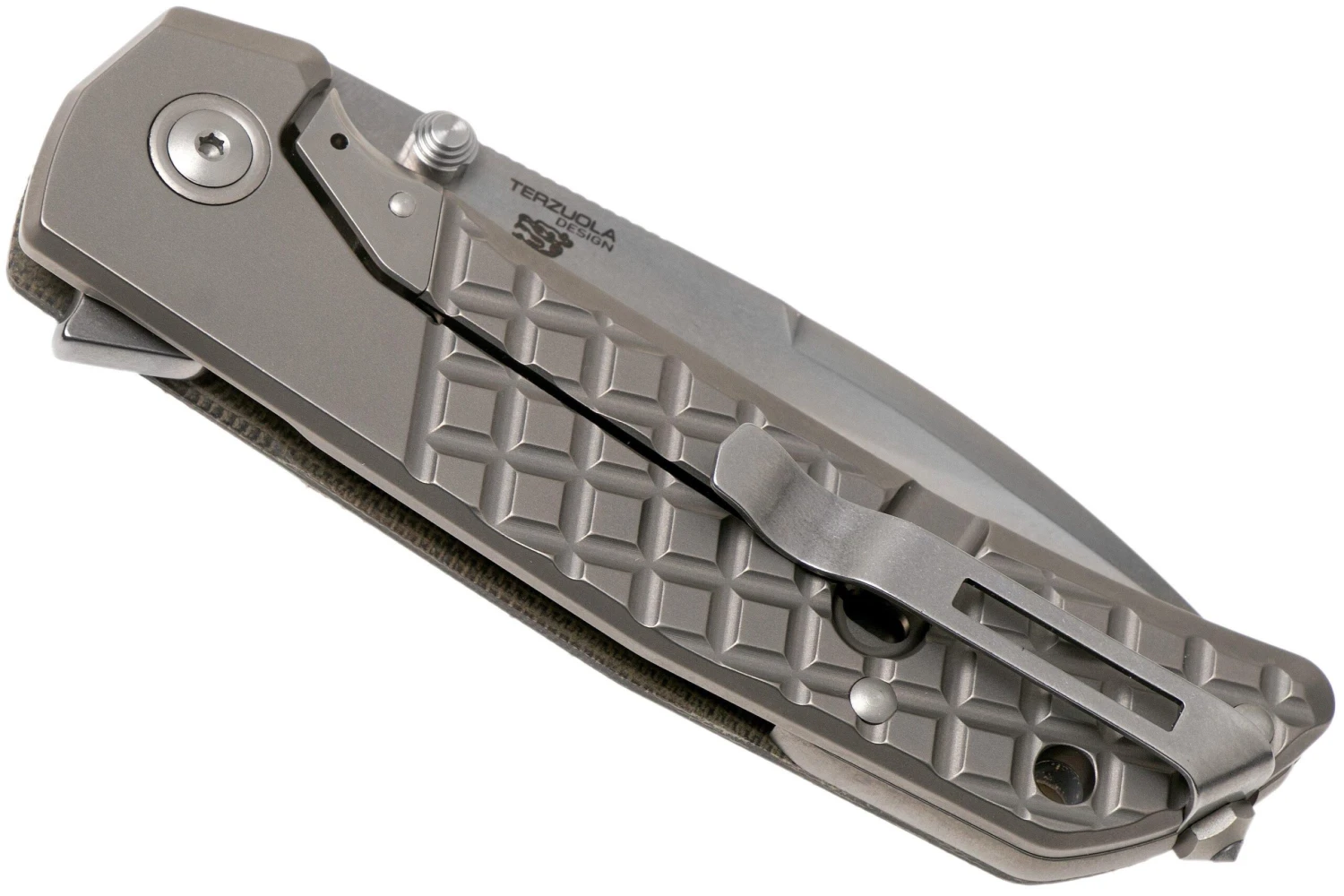 MKM Maximo MM-GCT Canvas Micarta Taschenmesser Grün, Bob Terzuola Design 4 MKM Maximo MM-GCT Canvas Micarta Taschenmesser Grün, Bob Terzuola Design – Bild 4