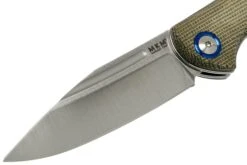 MKM Fara MY01-GC Green Micarta Taschenmesser, Lucas Burnley Design -Schnitt Pro Verkäufe MMK MY01 GC 03 mkm knives