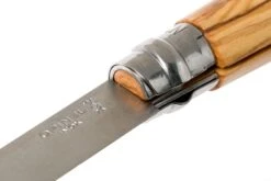 Opinel Taschenmesser No. 8 Luxury Range Mit Lederetui, Olivenholz -Schnitt Pro Verkäufe OP001004 07 opinel v201903