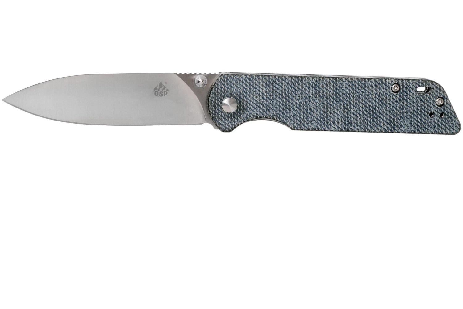 QSP Knife Parrot QS102-F Denim Micarta, Taschenmesser 1 QSP Knife Parrot QS102-F Denim Micarta, Taschenmesser