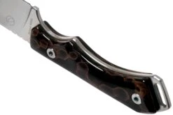 QSP Knife Workaholic QS124-C SK03 Raffir Noble Bronze Moon Feststehendes Messer -Schnitt Pro Verkäufe QS124 C 04 qsp