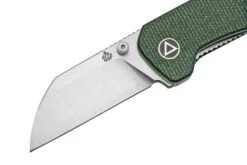 QSP Knife Penguin Mini QS130XS-C, Satin 14C28N, Green Micarta Taschenmesser -Schnitt Pro Verkäufe QS130XS C 03 qsp