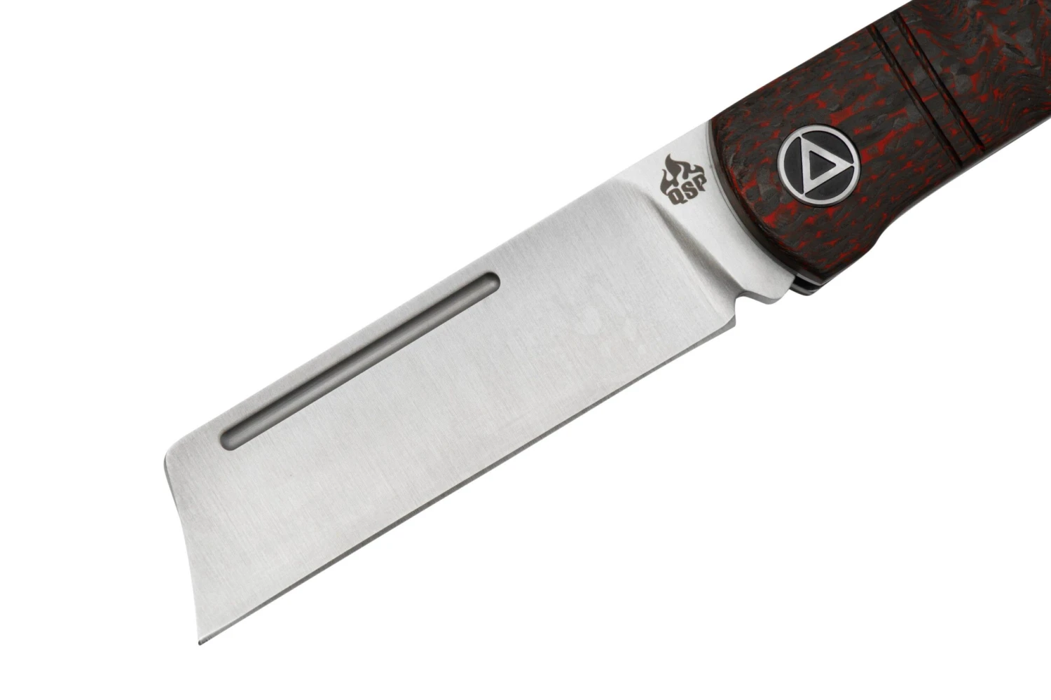 QSP Knife Hedgehog QS142-D, Red Carbon Fiber, Slipjoint Taschenmesser 3 QSP Knife Hedgehog QS142-D, Red Carbon Fiber, Slipjoint Taschenmesser – Bild 3
