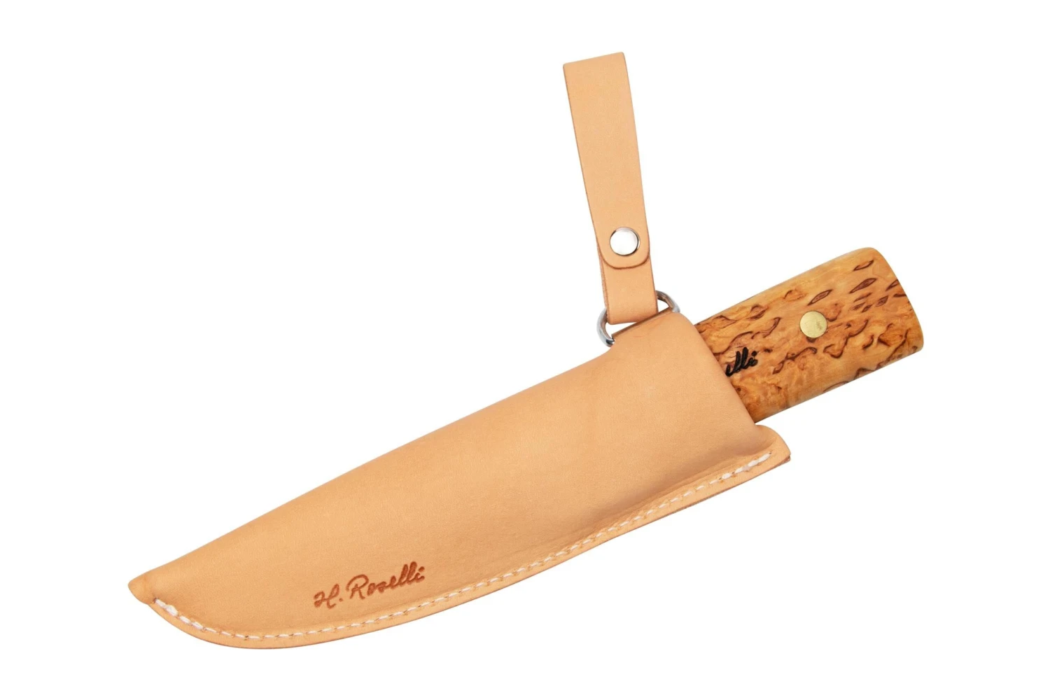 Roselli Hunting Knife R100F Full Tang, Lederscheide, Jagdmesser 6 Roselli Hunting Knife R100F Full Tang, Lederscheide, Jagdmesser – Bild 6