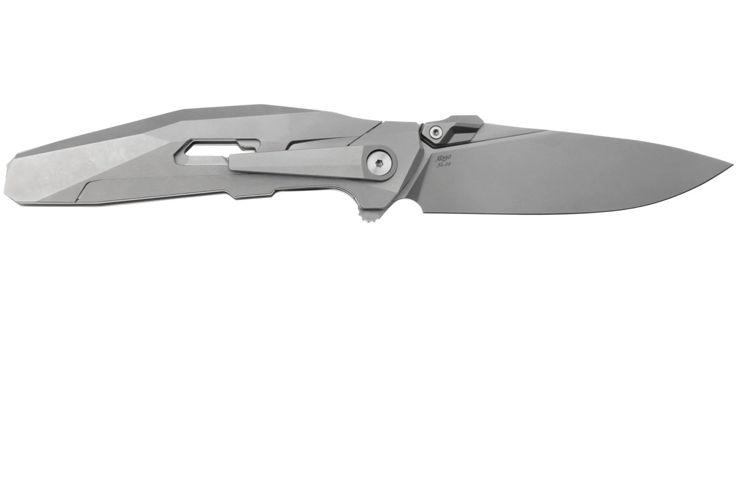 Rike Knife Shadow-S, M390, Titanium, Taschenmesser 2 Rike Knife Shadow-S, M390, Titanium, Taschenmesser – Bild 2