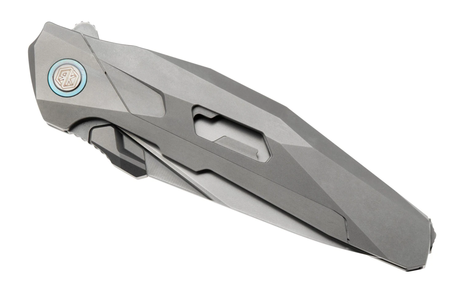 Rike Knife Shadow-S, M390, Titanium, Taschenmesser 6 Rike Knife Shadow-S, M390, Titanium, Taschenmesser – Bild 6