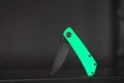 Real Steel Luna 7001GK Glow In The Dark Green, Knivesandtools Exclusive Slipjoint-Taschenmesser -Schnitt Pro Verkäufe RL7001GK 07 realsteel