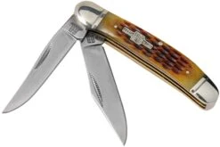 Rough Ryder Copperhead Amber Bone RR043 Slipjoint Taschenmesser