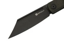 SENCUT Bronte SA08F Black Stonewashed, Dark Green Micarta, Taschenmesser -Schnitt Pro Verkäufe SESA08F 03 sencut