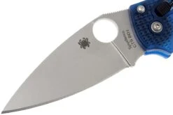 Spyderco Manix 2 Translucent PE - C101PBL2, Blau -Schnitt Pro Verkäufe SPC101PBL2 03 spyderco manix 2 spc101pbl2 03