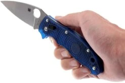 Spyderco Manix 2 Translucent PE - C101PBL2, Blau -Schnitt Pro Verkäufe SPC101PBL2 08 spyderco manix 2 spc101pbl2 08