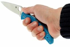 Spyderco Endura 4 C10FPBL Taschenmesser, Blau -Schnitt Pro Verkäufe SPC10FPBL 07 spyderco endura 4 blauw spc10fpbl d7