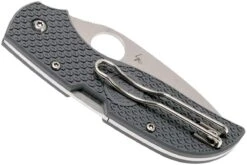 Spyderco Chaparral FRN C152PGY Taschenmesser, Grau -Schnitt Pro Verkäufe SPC152PGY 04 spyderco spc152pgy 04