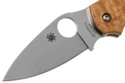 Spyderco Chaparral Birdseye Maple Wood C152WDP Taschenmesser -Schnitt Pro Verkäufe SPC152WDP 03 spyderco