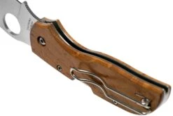 Spyderco Chaparral Birdseye Maple Wood C152WDP Taschenmesser -Schnitt Pro Verkäufe SPC152WDP 05 spyderco