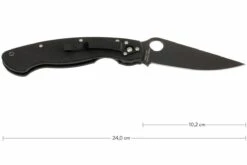 Spyderco Military Black C36GPBK Taschenmesser, Schwarz
