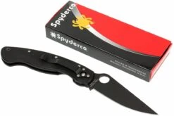 Spyderco Military Black C36GPBK Taschenmesser, Schwarz -Schnitt Pro Verkäufe SPC36GPBK 08 spyderco military spc36gpbk d8