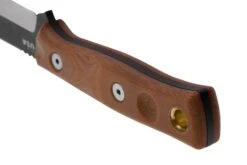 TOPS Knives TOPS Fieldcraft 3.5 Mini BROS 90 Degree Spine, Firesteel, Brown Micarta MBROS-01-SF Bushcraftmesser -Schnitt Pro Verkäufe TK MBROS 01 SF 04 tops