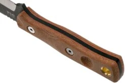 TOPS Knives TOPS Fieldcraft 3.5 Mini BROS 90 Degree Spine, Firesteel, Brown Micarta MBROS-01-SF Bushcraftmesser -Schnitt Pro Verkäufe TK MBROS 01 SF 04 tops knives