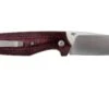 Viper Dan 1 5928CBR Burgundy Micarta N690, Drop-Point-Klinge