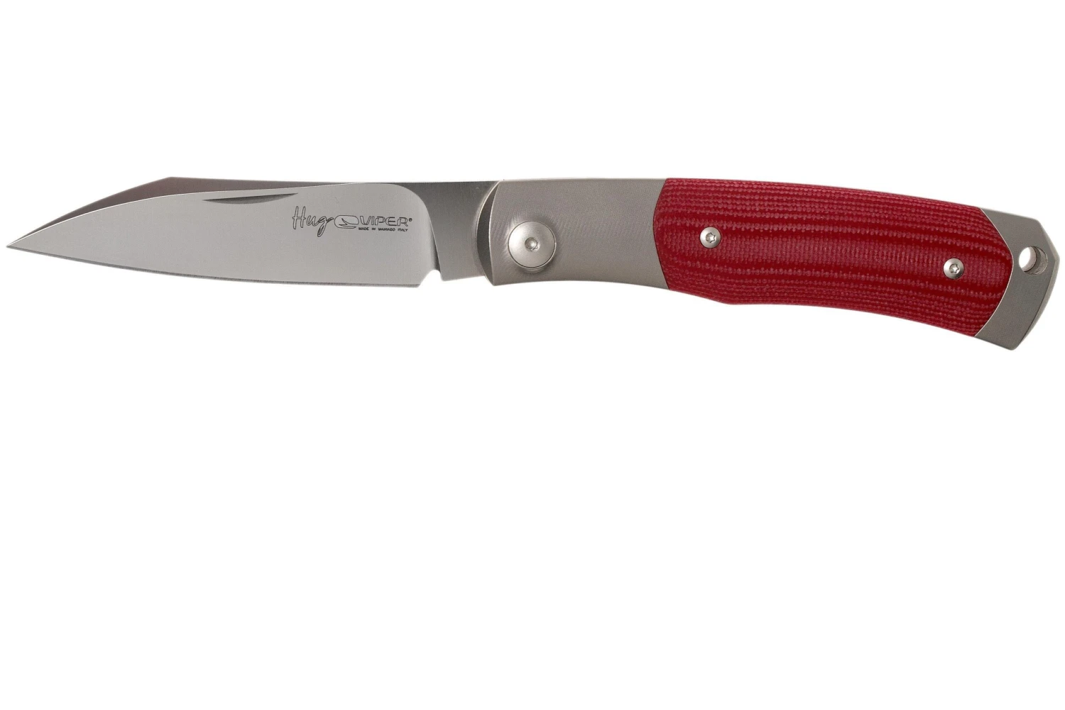 Viper Hug 2 V5994GR Rotes G10 Taschenmesser, Sacha Thiel Design 1 Viper Hug 2 V5994GR Rotes G10 Taschenmesser, Sacha Thiel Design