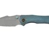 WE Knife High-Fin, WE22005-3, Blue Titanium, Grey CPM-20CV Taschenmesser