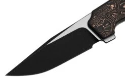 WE Knife OAO One And Only WE23001-2, Blackwashed CPM 20 CV, Black Titanium Copper Foil Carbon Fiber, Taschenmesser -Schnitt Pro Verkäufe WKWE23001 2 03 weknife