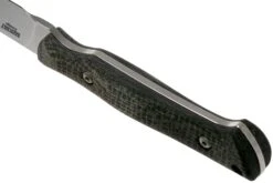 White River Knives Small Game Knife Black Burlap Micarta Jagdmesser, Owen Baker Jr. Design -Schnitt Pro Verkäufe WRSG BBL 04 white river knives